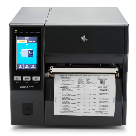 zebra斑馬ZT421 6英寸寬標(biāo)準(zhǔn)工業(yè)打印機